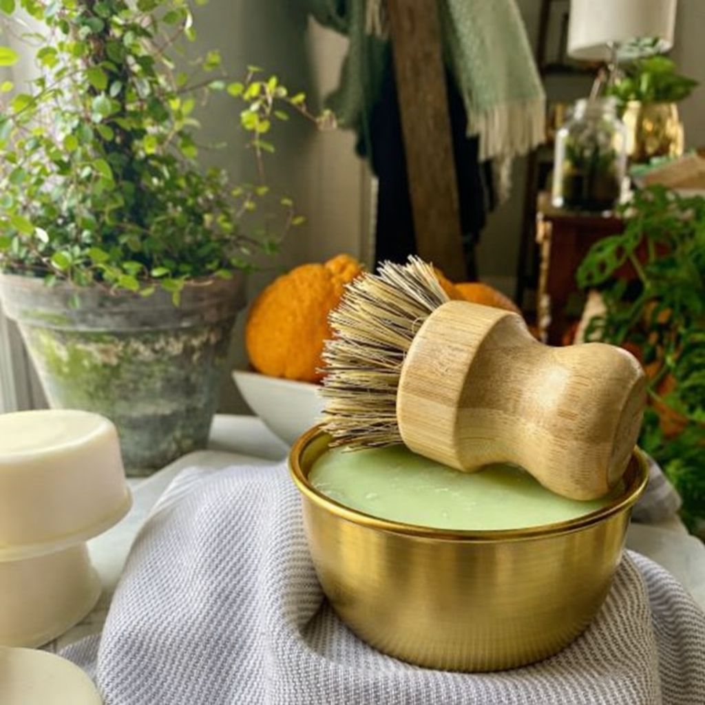 Clean Ritual Set | Natural Solid Dish Soap & Brush – etherea artisanal